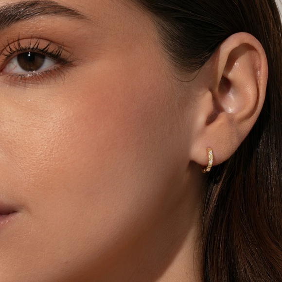 Uncommon James Runway Huggie Earrings - Picture 2 of 2